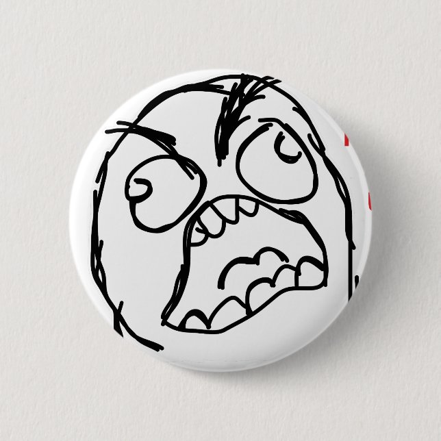 Rage guy fuuu fuuuu f7u12 2 inch round button (Front)
