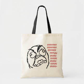 Rage guy fuuu fuuuu tote bag