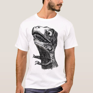 Rage Meme - T-shirt de T-Rex