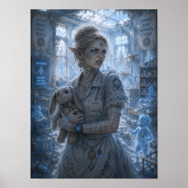 Rage / Nanny / Nursery Poster (Front)