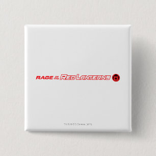 Rage of the Red Lanterns 2 Inch Square Button