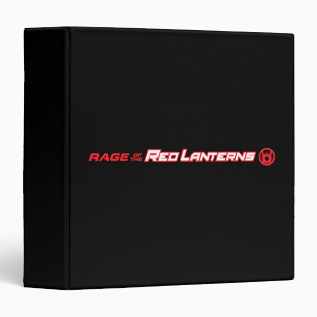 Rage of the Red Lanterns Binder (Front/Spine)