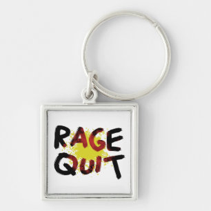 Rage Quit Keychain