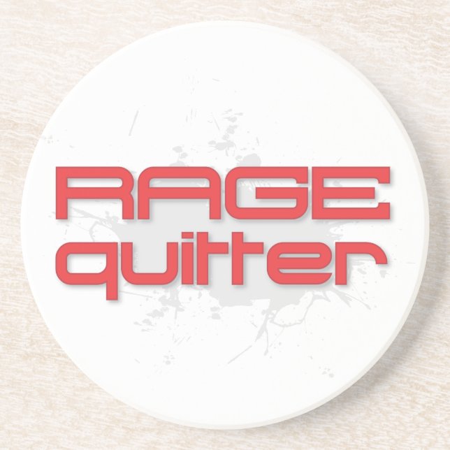 Rage Quitter Gamer Coaster (Front)