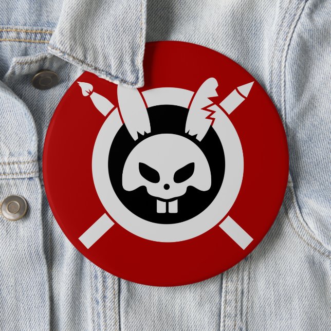 Rage Rabbit Brand Logo Button (In Situ)