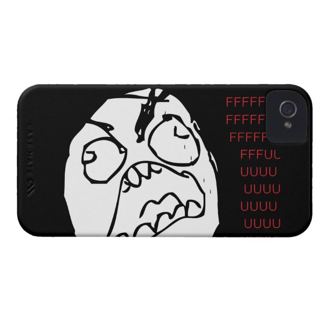 Rage Troll Case-Mate iPhone Case (Back Horizontal)