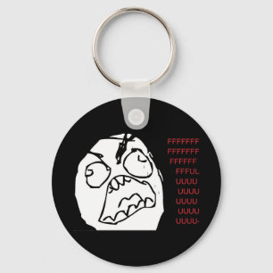 Rage Troll Keychain