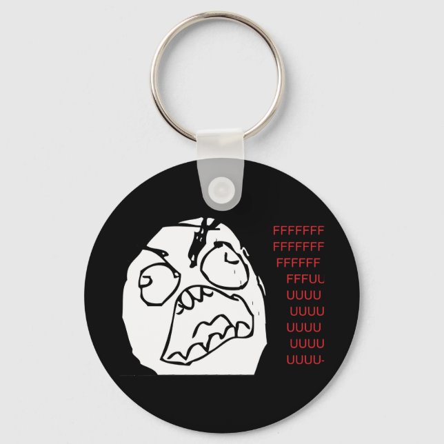 Rage Troll Keychain (Front)