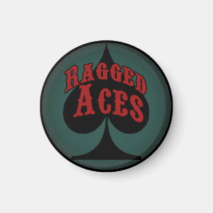 Ragged Aces Magnet