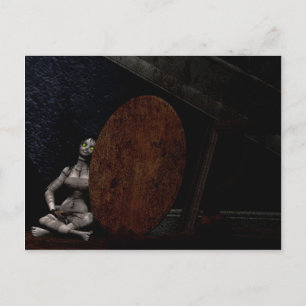 Ragged and Abandoned Postcard