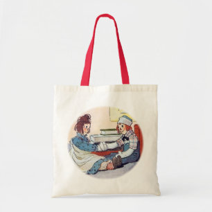 Raggedy Andy Meet for the First Time Tote Bag