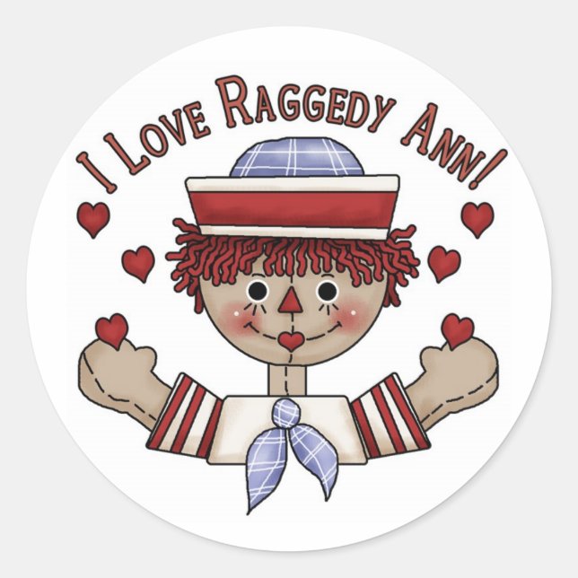 Raggedy Andy stickers (Front)