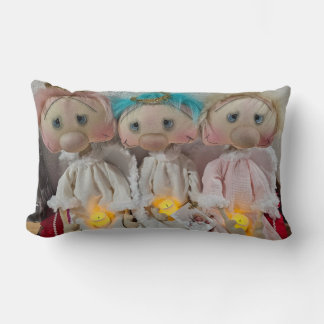 Raggedy Angels Blessing Lumbar Pillow