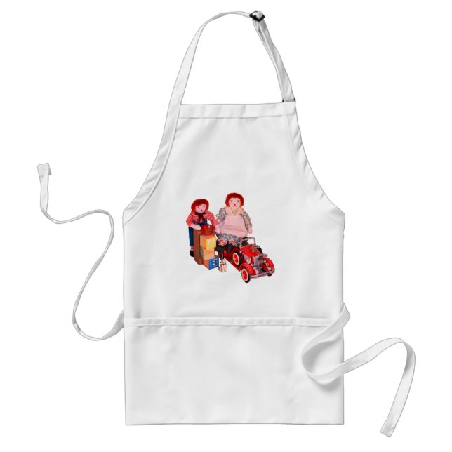 Raggedy Ann & Andy fire engine blocks toys Standard Apron (Front)