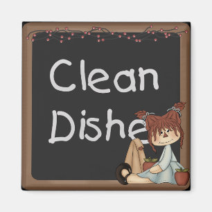 Raggedy Annie Apples Dishwasher Magnet
