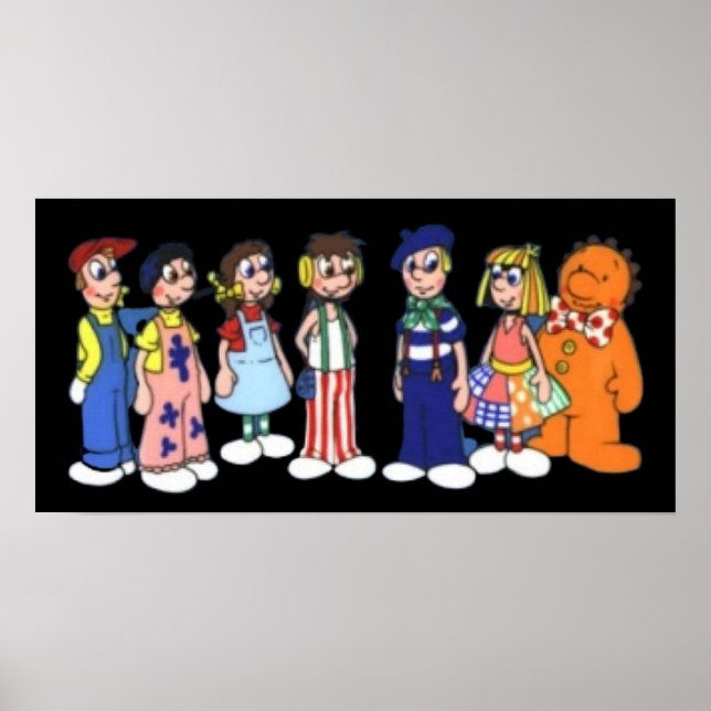 Raggy dolls cartoon  poster (Front)