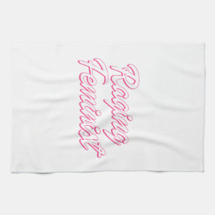 Raging Feminist Doll Kitchen Towel