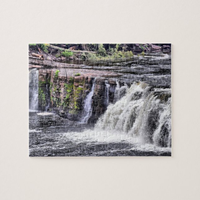 Raging River - Manabezho Falls - 8x10 - 110 pcs Jigsaw Puzzle (Horizontal)