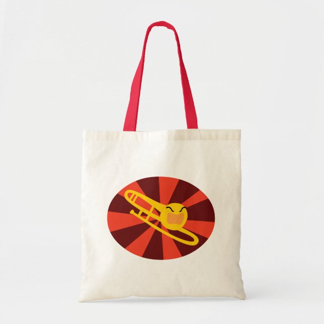 Raging Trombone Tote Bag (Front)
