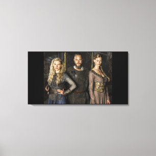 Ragnar Lothbrok Lagertha Aslaug Canvas Print