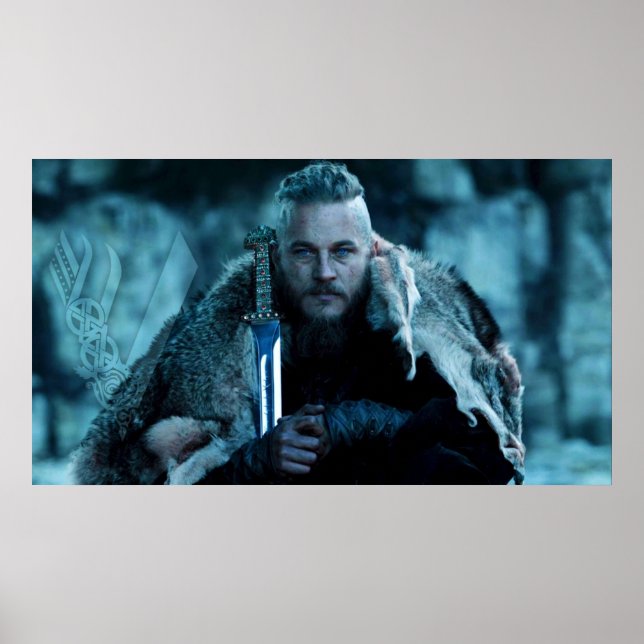 Ragnar Lothbrok viking Poster (Front)