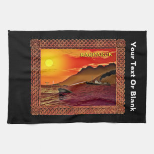 Ragnarok For Whales Kitchen Towel