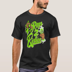 Rags 2 Riches Electric Green 6s Matching T-Shirt