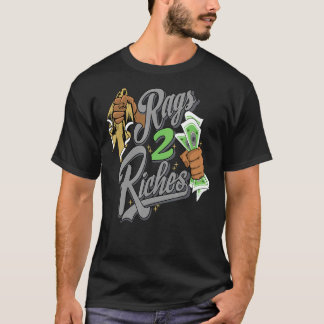 Rags 2 Riches Retro Green Bean 5s Matching T-Shirt
