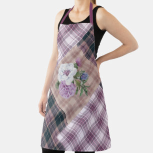 Rags of Plaids with Highland Cow Apron