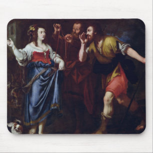 Rahab and the Emissaries of Joshua Mouse Pad
