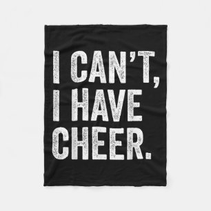Rahiltees Co. I Can't I Have Cheer Cheerleader - B Fleece Blanket
