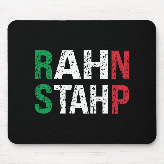 Rahn Staph New Jersey Garden Nj Shore Italian Flag Mouse Pad (Front)