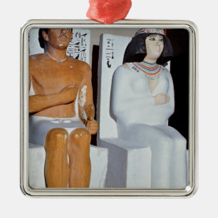 Rahotep and his Wife, Nofret, from Meydum Metal Ornament