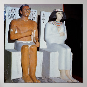 Rahotep and his Wife, Nofret, from Meydum Poster