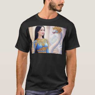 Rahu And Mealea Wander Angkor Wat's Hall T-Shirt