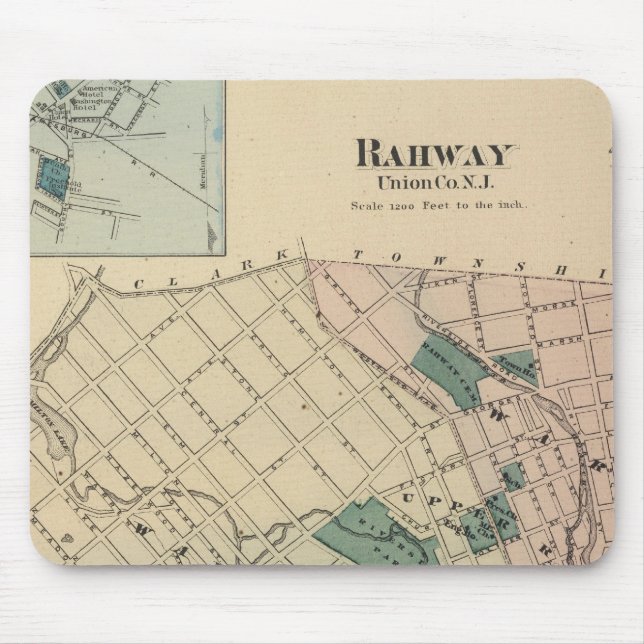 Rahway, NJ Mouse Pad (Front)