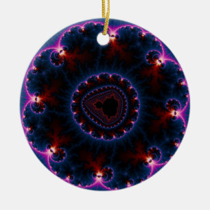 Rai - Fractal Art Ceramic Ornament