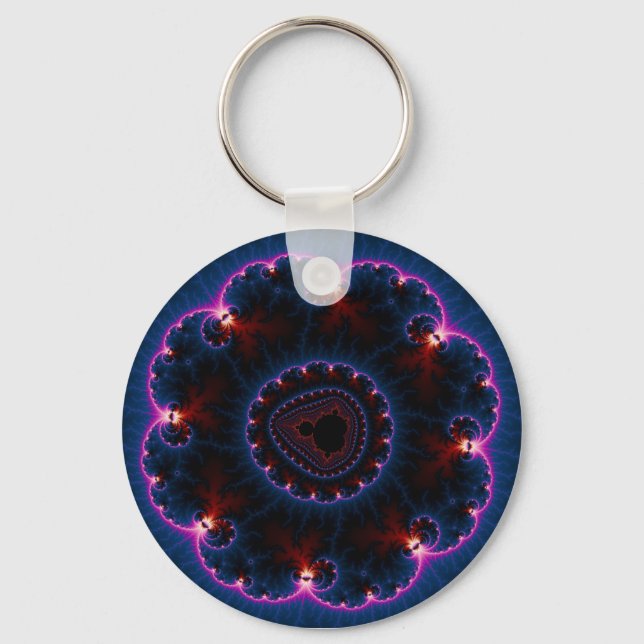 Rai - Fractal Art Keychain (Front)