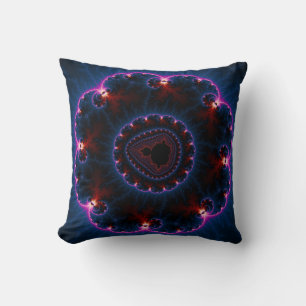 Rai - Fractal Art Throw Pillow