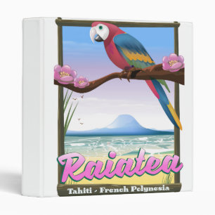 Raiatea Society Islands,Tahiti,French Polynesia. Binder