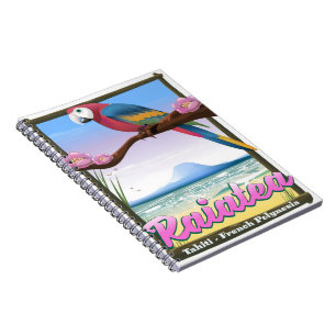 Raiatea Society Islands,Tahiti,French Polynesia. Notebook