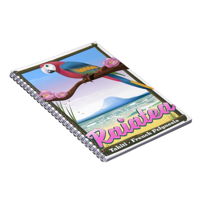 Raiatea Society Islands,Tahiti,French Polynesia. Notebook (Right Side)
