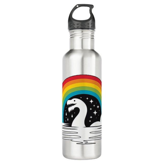 Raibow Sea Monster 710 Ml Water Bottle (Front)