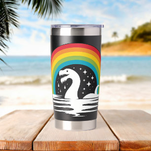 Raibow Sea Monster Insulated Tumbler
