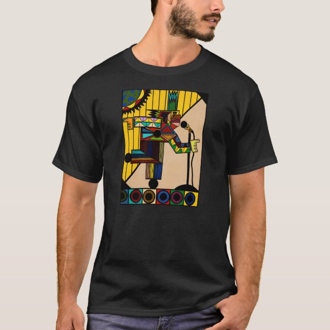 "Raid I Blues" by Ruchell Alexander T-Shirt (Front)