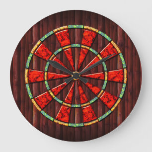 Raiders 1 Dart Board Wall Clock