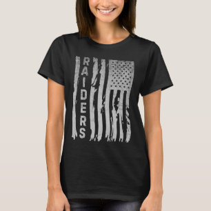 Raiders Attack Aircraft Usa Flag Men Boy Women Gir T-Shirt