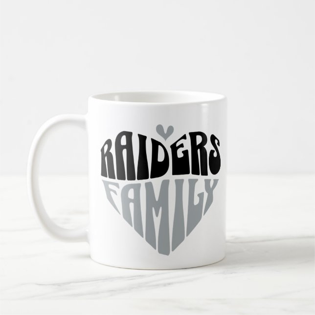 Raiders Family Fan Gift Coffee Mug (Left)