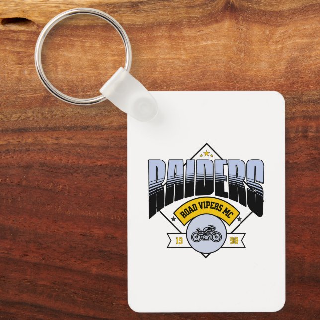 Raiders Road Vipers MC Keychain (Front)