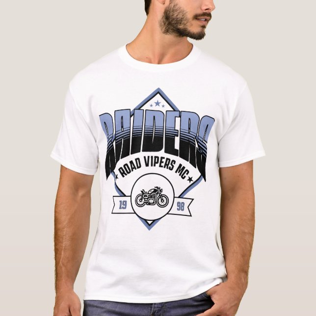 Raiders Road Vipers MC T-Shirt (Front)